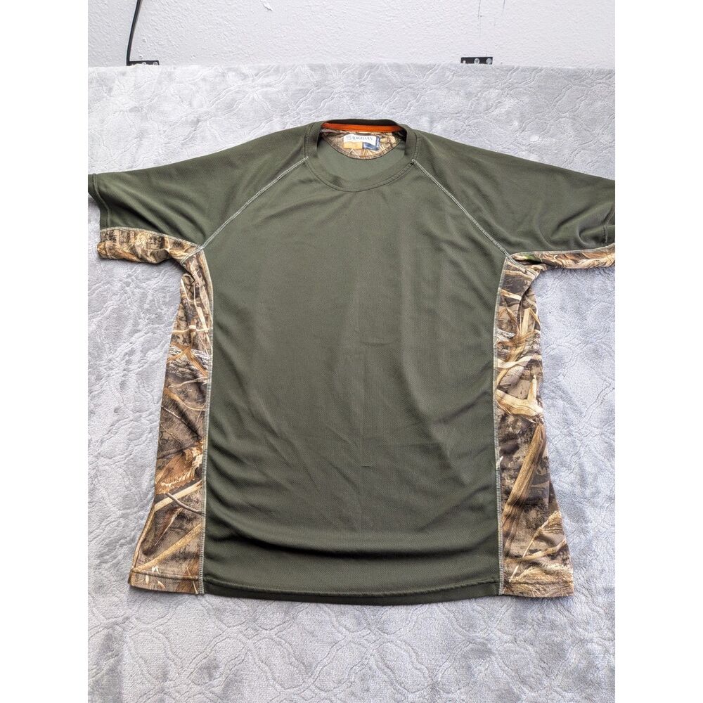Magellan Outdoors Hunt Gear Shirt Mens Large Green Camo